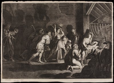 The Adoration of the Shepherds at the Birth of Christ by Michelangelo Merisi Caravaggio